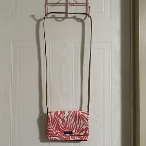 Kate Spade Pink and White Crossbody Bag